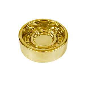 Пепельница Подшипник 11х4 см золото керамика