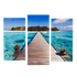 Модульная картина 95х67 см Пирс райский остров