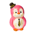Копилка Пингвиненок в галстуке 15х26 см бело-розовый