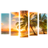 Пятимодуль 123х74 см Райский остров Закат