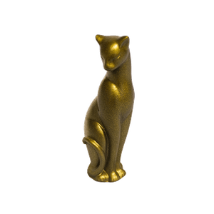 Кошка Грация 11 см бронза