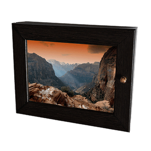 Ключница Мини 4 крючка 23х18 см Горная прохлада венге