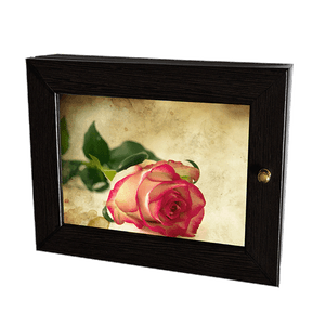 Ключница Мини 4 крючка 23х18 см Роза венге