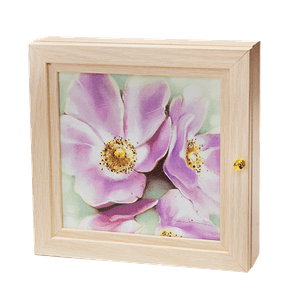 Ключница на 5 крючков 23х23 Яблоневый цвет выбеленный дуб