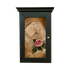 Ключница Классика на 5 крючков 20х28 см Письма и роза венге