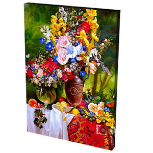 Постер 24х34 см Осенний букет в амфоре