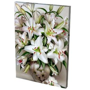 Постер 24х34 см Букет белых лилий