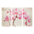 Модульная картина 95х67 см Орхидеи на белом фоне