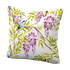 Подушка декоративная Синичка на цветущей ветке 40х40 см экокожа