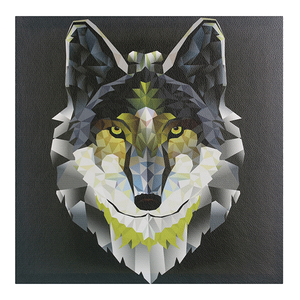 Постер 40х40 см Волк