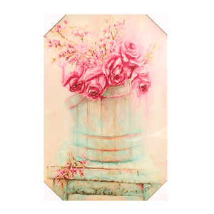 Постер 40х60 см Розовый букет