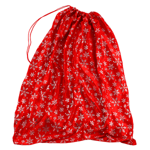 Мешок Деда Мороза для подарков 48х70 см красный