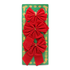 Новогоднее декоративное украшение Банты Набор 3 шт 13 см красные