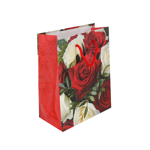 Пакет подарочный Розы 11,5х14,5 см