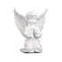 Ангел Молитва 27х35 см белый матовый