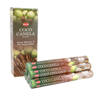 Благовоние HEM Кокос Корица Coconut Cinnamon шестигранник упаковка 6 шт