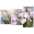 Модульная картина Триптих Ирисы 100х65 см