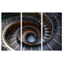 Модульная картина Триптих Лестница Браманте Ватикан 100х65 см