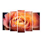 Модульная картина 125х80 см Роза Роса