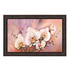 Картина Белые орхидеи 113х73 см темная рама