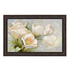 Картина Белые тюльпаны 113х73 см темная рама