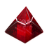 Пирамида Знаки Зодиака Телец 5см красная в подарочной коробке