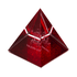 Пирамида Знаки Зодиака Рак 5см красная в подарочной коробке