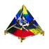Пирамида Знаки Зодиака Рыбы 7см хамелеон