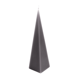 Свеча Пирамида 21 см черная