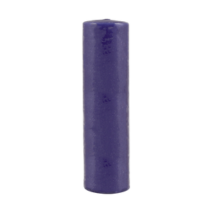 Свеча столбик 15 см фиолетовая