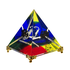 Пирамида Знаки Зодиака Скорпион 7см хамелеон