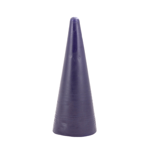 Свеча Конус 15 см фиолетовая
