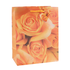 Пакет подарочный 18х23 см Оранжевые розы