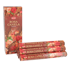 Благовоние HEM Корица Роза Cinnamon Rose шестигранник упаковка 6 шт