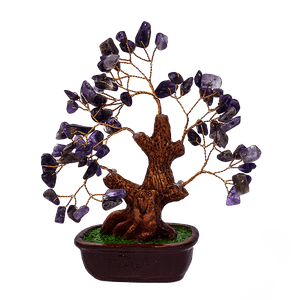Дерево Аметист фиолетовый 16х18 см натуральный камень