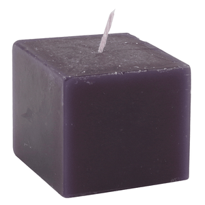 Свеча Куб 5 см фиолетовая