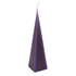 Свеча Пирамида 21 см фиолетовая