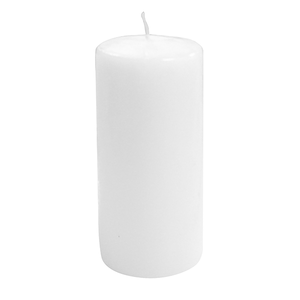 Свеча столбик 8 см белая
