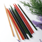 Свечи восковые натуральные Набор 12 шт 15 см микс цветов