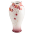 Ваза Омбре 16х32 см Цветы в розовых тонах белая в ассортименте