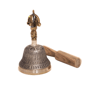Колокол тибетский поющий с резонатором 7х13,5 см