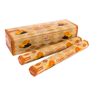 Благовоние Sarathi Апельсин Шоколад Orange Chocolate шестигранник упаковка 6 шт