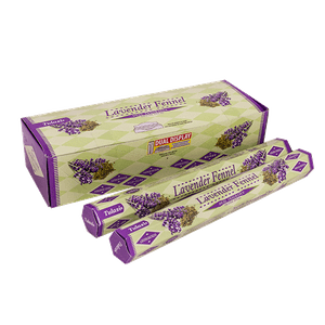 Благовоние Sarathi Лаванда Фенхель Lavender Fennel шестигранник упаковка 6 шт