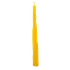 Свеча конусная восковая медовая 26 см желтая вощина