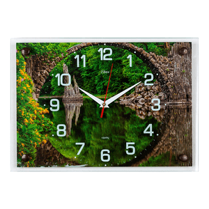 Часы картина Чертов мост Швейцария 35х25 см