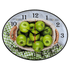 Часы картина Зеленые яблоки 44х34 см