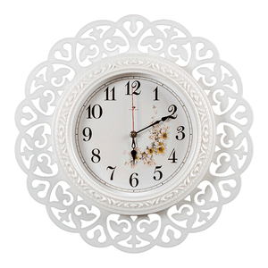 Часы настенные Каприз 46 см белый корпус