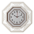 Часы настенные Восьмигранник 45х45 см белый корпус