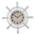 Часы настенные Штурвал 54 см белый с золотом корпус