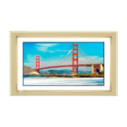Фотокартина Мост Золотые ворота Сан-Франциско 98х48 см белая с золотом рама
